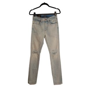 MONFRERE Greyson Light Distressed Skinny Men's Jeans 28 NWT